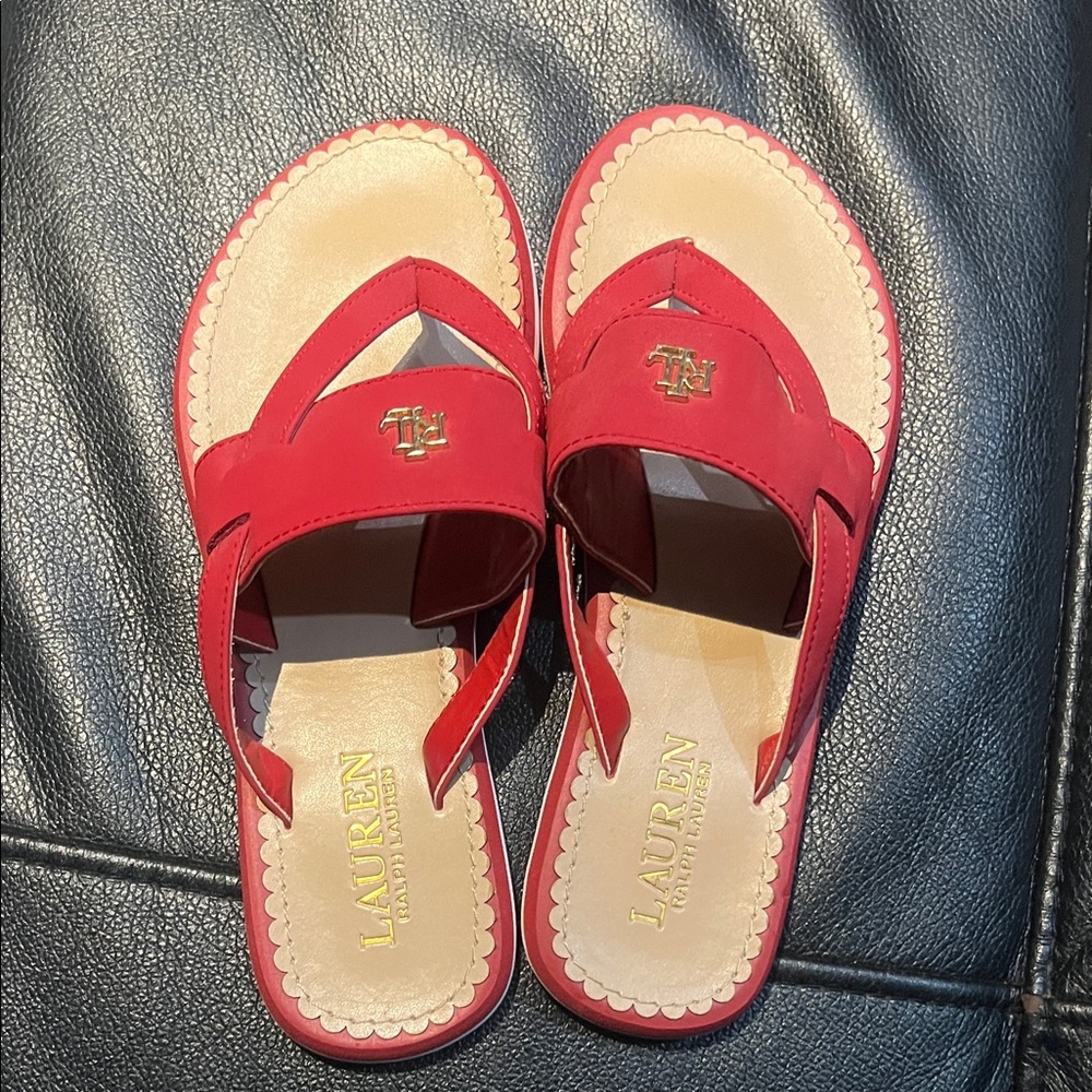 Polo by Ralph Lauren Red Sandals